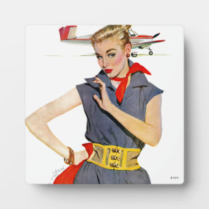 Plaque Photo La fille qui a volé des avions