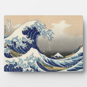 Plaque Photo La Grande Vague de Kanagawa Hokusai