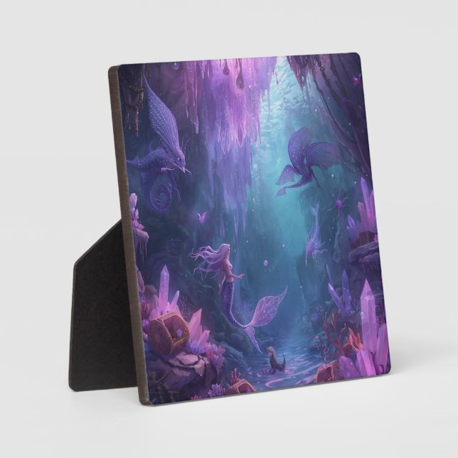 Plaque Photo La grotte de cristal de la sirène (Recto)