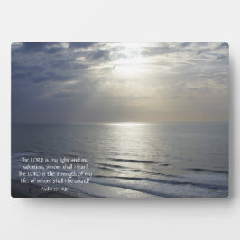 Plaque Photo La lumière du ciel et l'écriture inspirante
