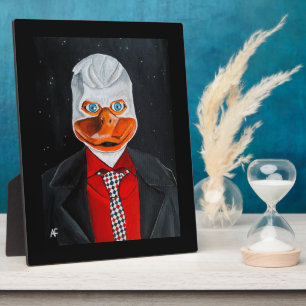 Plaque Photo La peinture du canard par Alfred Fox