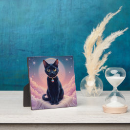 Plaque Photo La Reine Du Ciel De Chat Noir