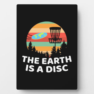 Plaque Photo La Terre Est Un Disque Golf