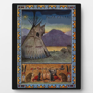 Plaque Photo "La tribu Piikuni"