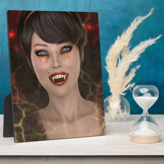 Plaque Photo Lady Vamp (Côté)
