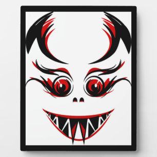 PLAQUE PHOTO LADY VAMPIRE