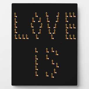 Plaque Photo L'amour est
