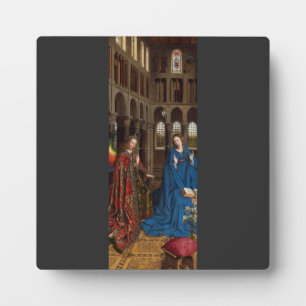 Plaque Photo L'Annonciation de Van Eyck Premium Lumière Cathédr