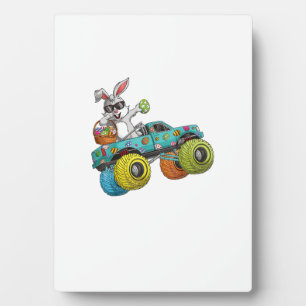 Plaque Photo Lapin Dabbing Joyeuses Pâques Amoureux de Monster 