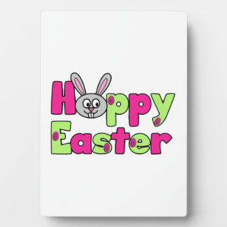 Plaque Photo Lapin de Pâques Joyeux Oeufs de Pâques