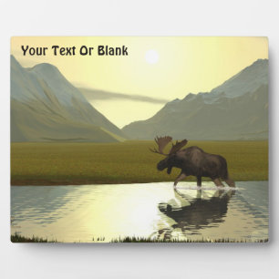 Plaque Photo L'après-midi Moose