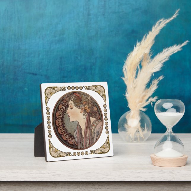 Plaque Photo Laurel par Alphonse Mucha (Insitu)