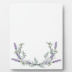Plaque Photo Lavender and Eucalyptus