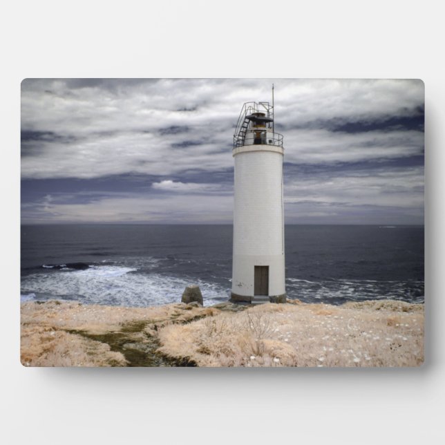 Plaque Photo Laxe Lighthouse | Galicia, Spain (Devant)