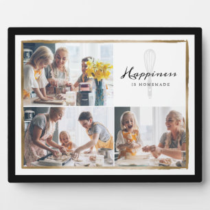 Plaque Photo Le Bonheur Est Fait Maison Collage Photo Famille