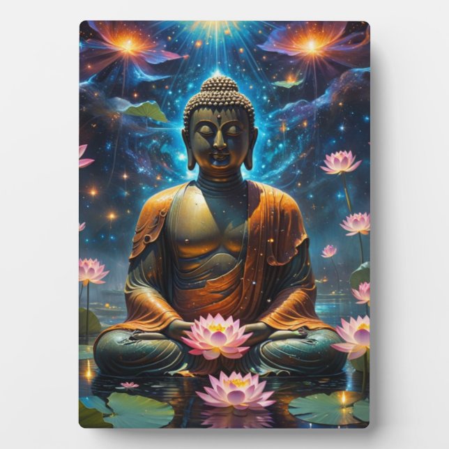 Plaque Photo Le Bouddha Maître Ascendant (Devant)