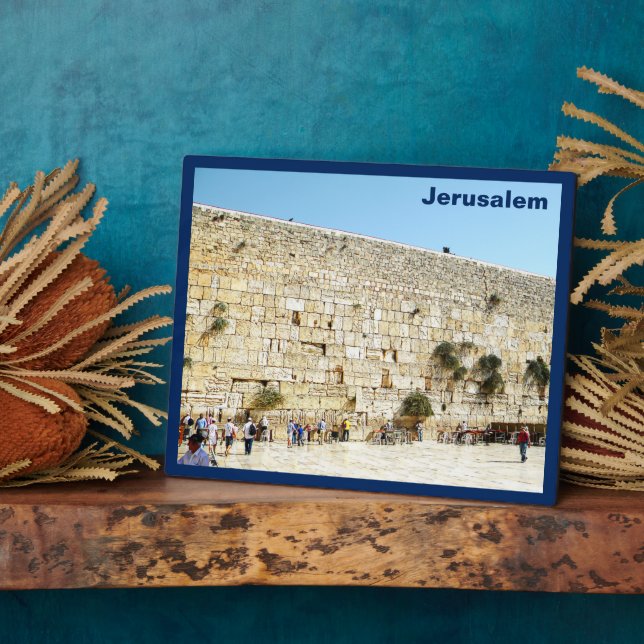 Plaque Photo Le Kotel - Mur occidental (Côté)