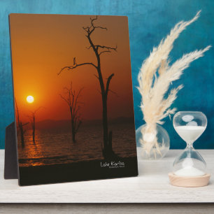 Plaque Photo Le lac Kariba