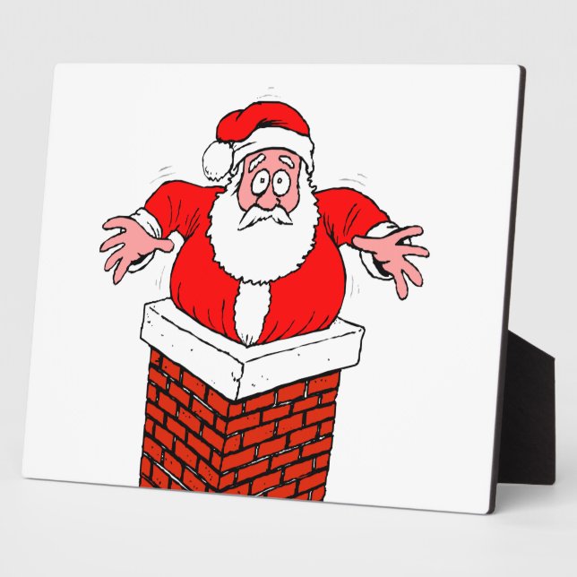 Plaque Photo Le Père Noël (Côté)