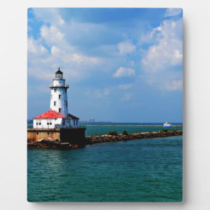 Plaque Photo Le phare de Chicago