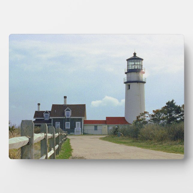 Plaque Photo Le phare de Highland le matin (Devant)