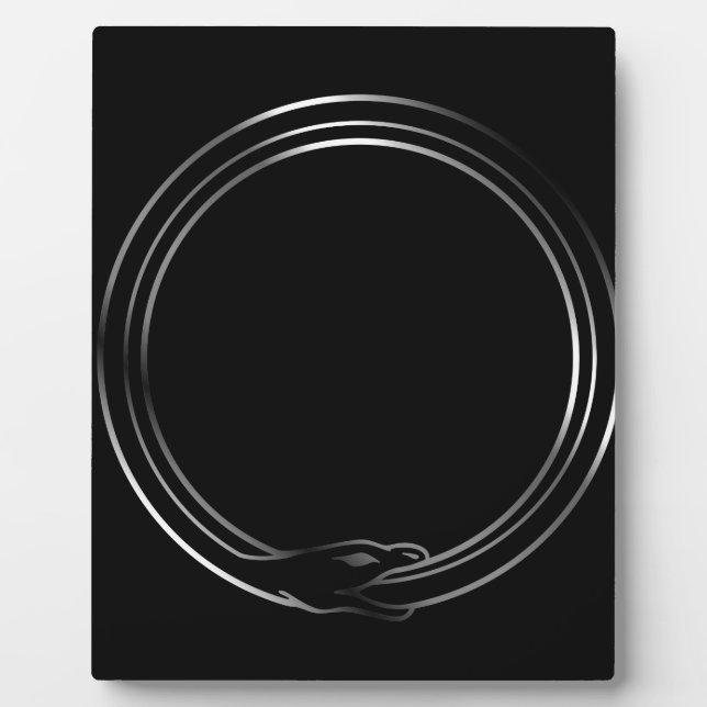 Plaque Photo Le symbole du serpent d'Ouroboros (Devant)