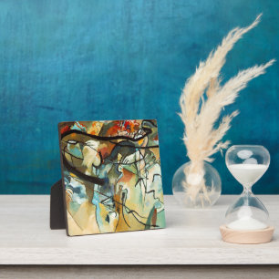 Plaque Photo Le tableau de Kandinsky, Composition V,