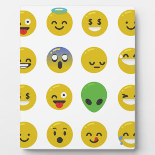 Plaque Photo Le visage heureux d'Emoji