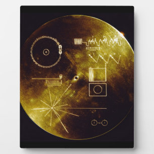 Plaque Photo Le Voyager Golden Record