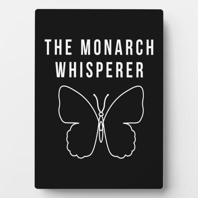 Plaque Photo Le Whisperer du monarque (Devant)