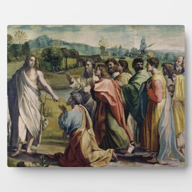 Plaque Photo L'Épreuve du Christ à St Peter (Devant)