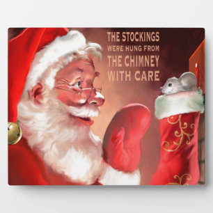 Plaque Photo Les bas étaient suspendus par le c