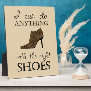 Plaque Photo Les bonnes chaussures