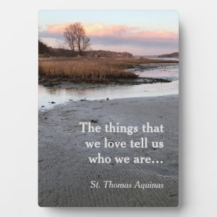 Plaque Photo Les Choses Que Nous Aimons... Saint Thomas d'Aquin