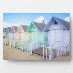 Plaque Photo Les huttes de plage de Mersea Island