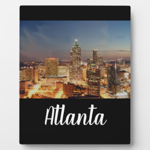 Plaque Photo Les lumières d'Atlanta