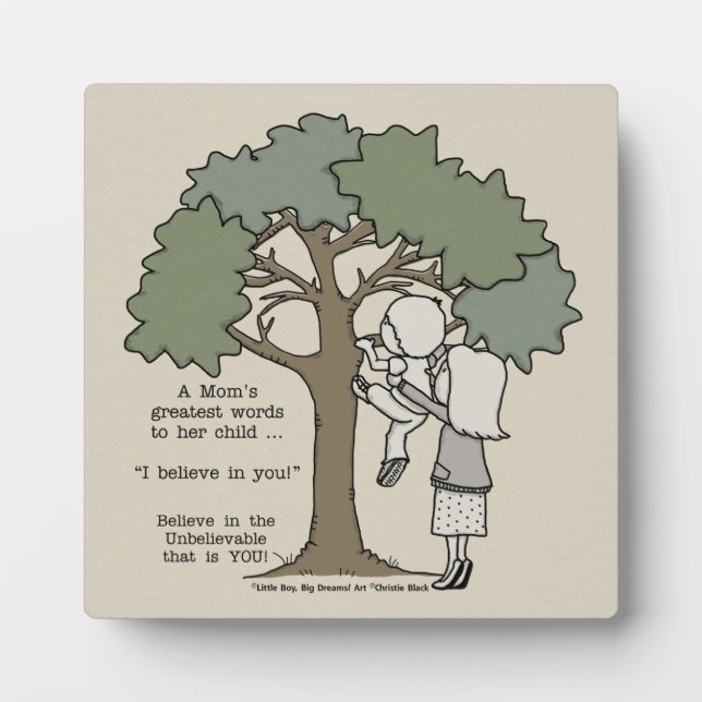 Plaque Photo Les plus grandes paroles de Maman (Devant)
