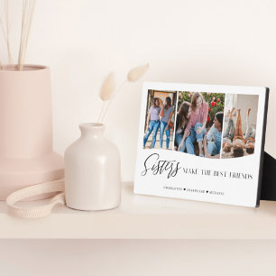 Plaque Photo Les Soeurs Font Les Meilleurs Amis 3 Photo Keepsak