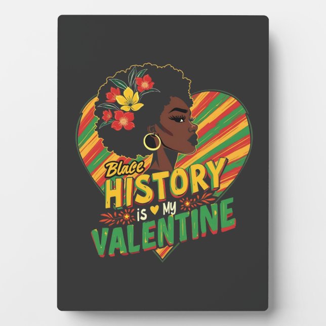 Plaque Photo L'Histoire Noire est mon Mois Valentin de l'Histoi (Devant)