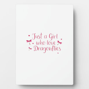 Plaque Photo Libellule Juste Une Fille Qui Aime Les Libellules