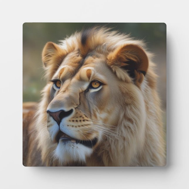Plaque Photo Lion (Devant)