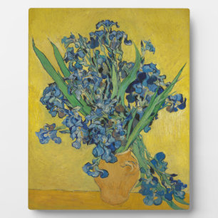 Plaque Photo L'iris de Van Gogh