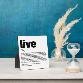 Plaque Photo Live 2
