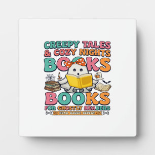 Plaque Photo Livres Contes Effrayants Fantômes Lecture Toile d'