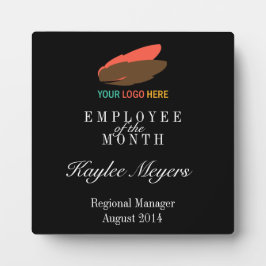 Plaque Photo Logo d'entreprise employé du mois prix