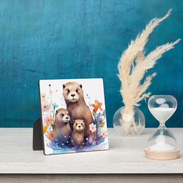 Plaque Photo loutre (Insitu)