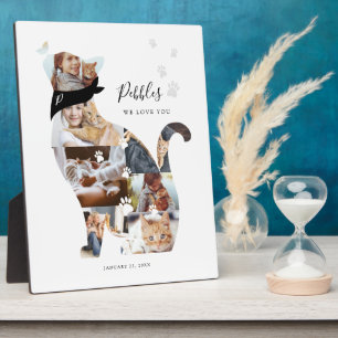 Plaque Photo Love Memory Cat Photo Collage Pet Memorial