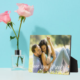 Plaque Photo Love You Forever Anniversaire Date Photo romantiqu