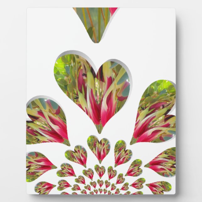 Plaque Photo Lovely Hearts Humanitarian Day Le monde a besoin d (Devant)