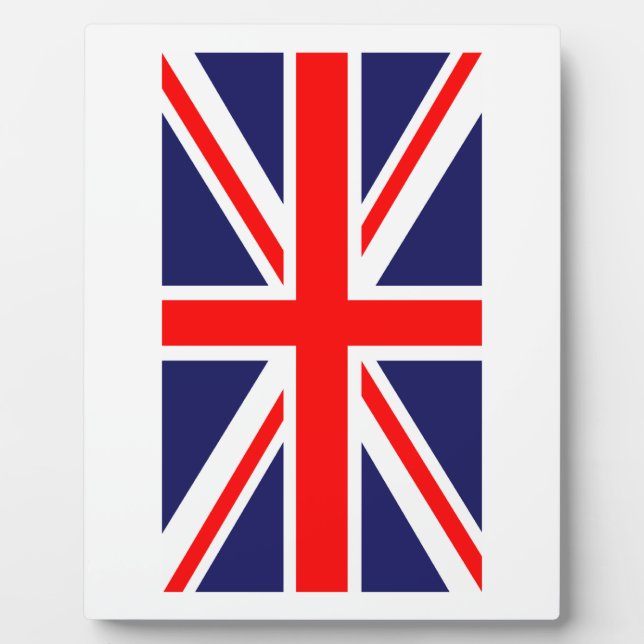 Plaque Photo L'Union Jack classique (Devant)
